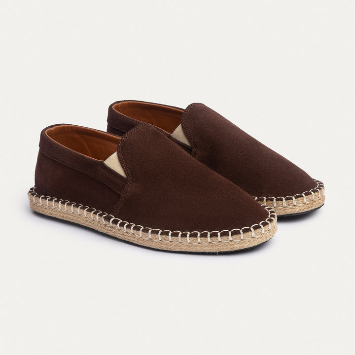 Achilles | Men's Espadrille Suede Edition - Brown