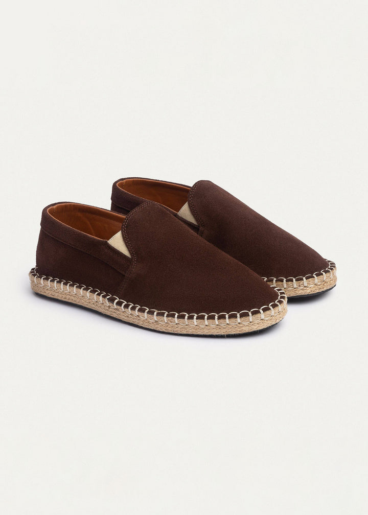 Achilles | Men's Espadrille Suede Edition - Brown