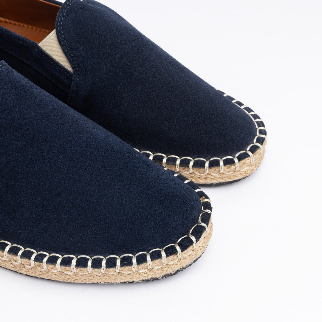 Achilles | Men's Espadrille Suede Edition - Navy Blue