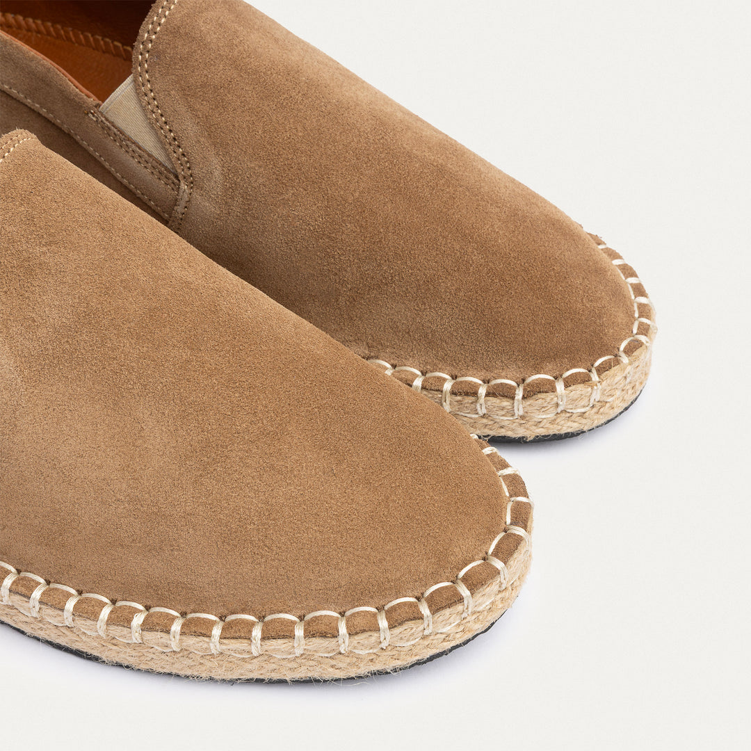 Achilles | Men's Espadrille Suede Edition - Beige