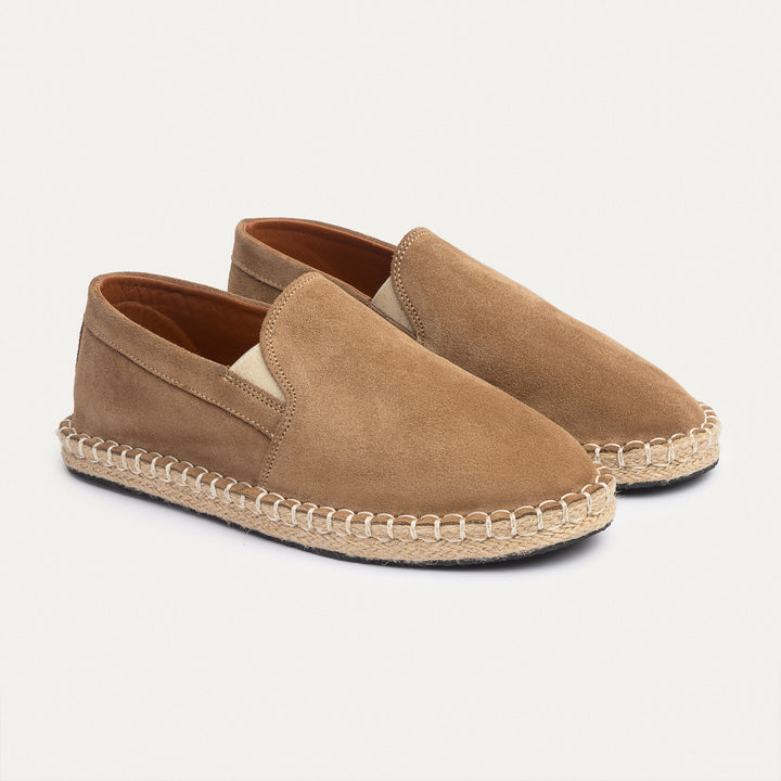 Achilles | Men's Espadrille Suede Edition - Beige