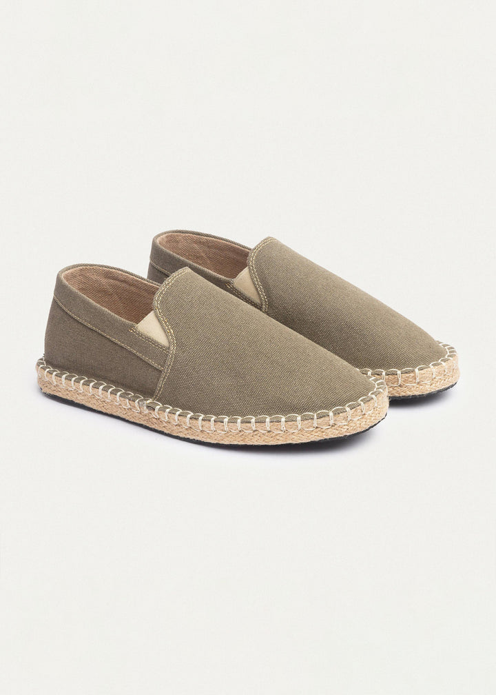 Men's Espadrille Canvas Edition | Washed Olive Green
