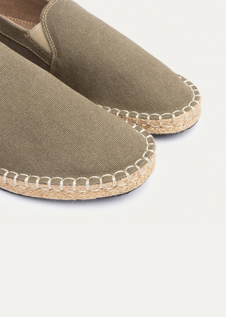 Men's Espadrille Canvas Edition | Washed Olive Green