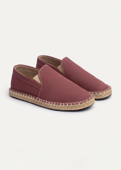 Men's Espadrille Canvas Edition | Burgundy