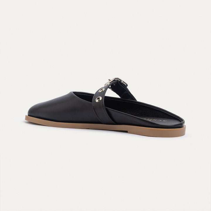 Achilles | Bella Casual Mules - Black