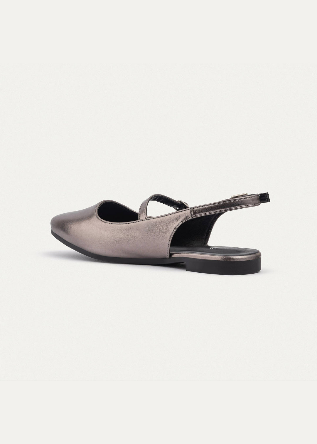 Achilles | Slingback Sandals with Buckle for Women - Bronze Gray