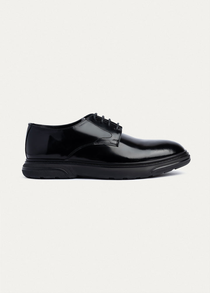 Aegis Shoes | Patent Black