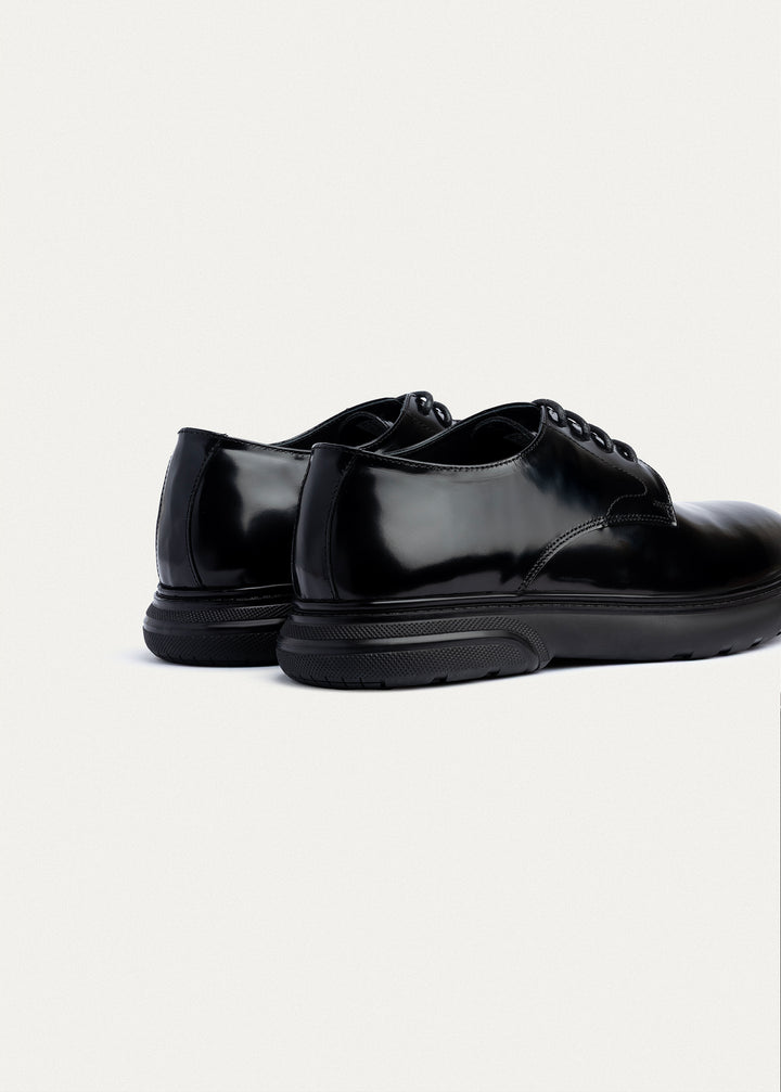 Aegis Shoes | Patent Black