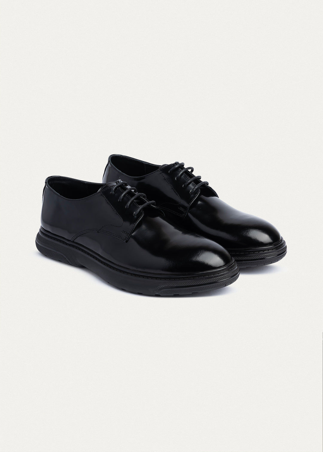 Aegis Shoes | Patent Black