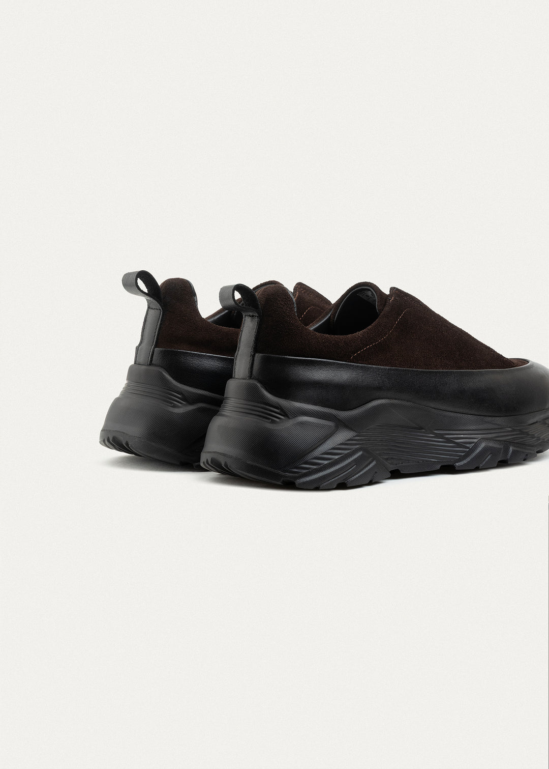 Suede Leather Comfort Trainer | Brown