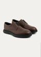 Smooth Leather Elastic Slip-On | Brown