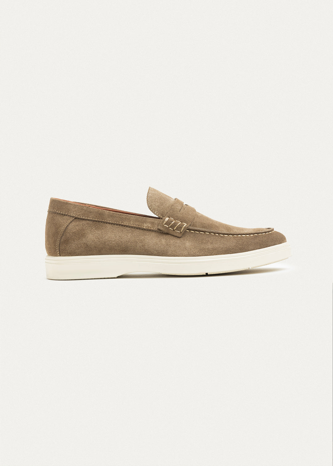 Suede Leather Penny Loafers | Cafe