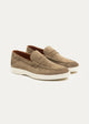 Suede Leather Penny Loafers | Cafe