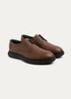 Smooth Leather Elastic Slip-On | Light Brown