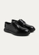 Smooth Leather Elastic Slip-On | Patent Black