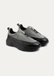 Suede Leather Comfort Trainer | Gray