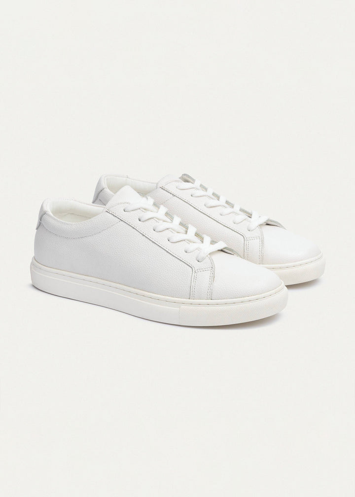 Achilles | Viale Comfort Lace-Up Men Sneakers - Textured White