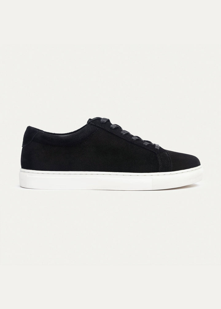 Achilles | Viale Comfort Lace-Up Men Sneakers - Suede Black