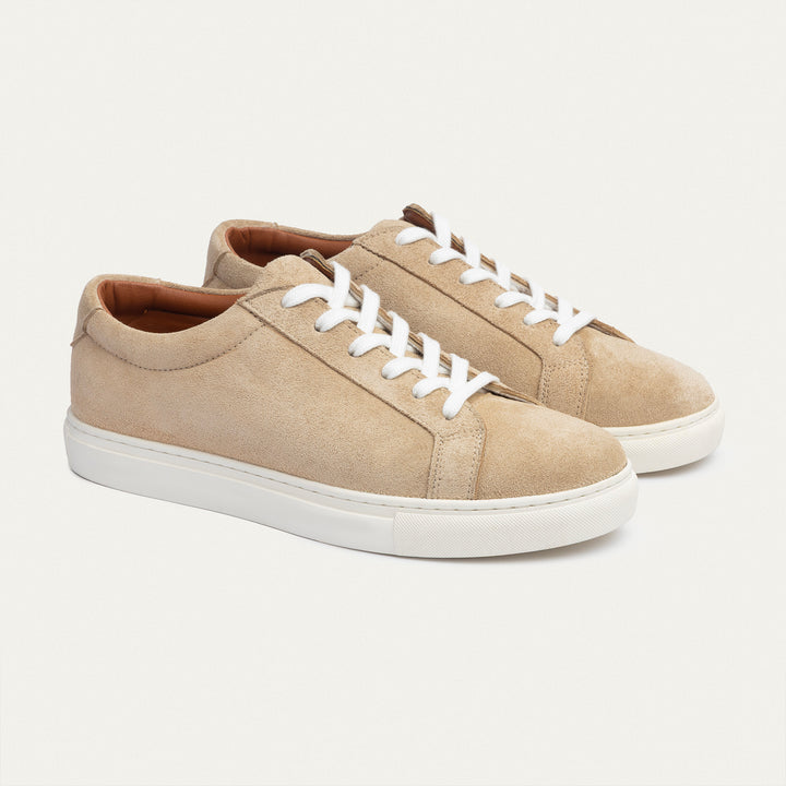 Achilles | Viale Comfort Lace-Up Men Sneakers - Beige