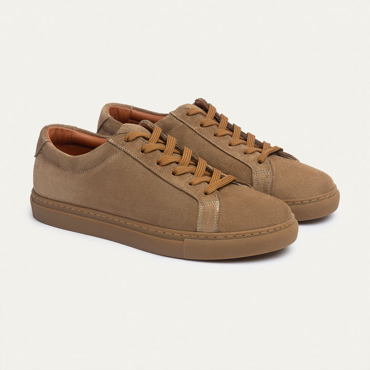 Achilles | Viale Comfort Lace-Up Men Sneakers - Café