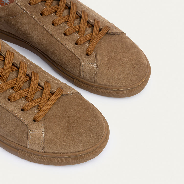 Achilles | Viale Comfort Lace-Up Men Sneakers - Café