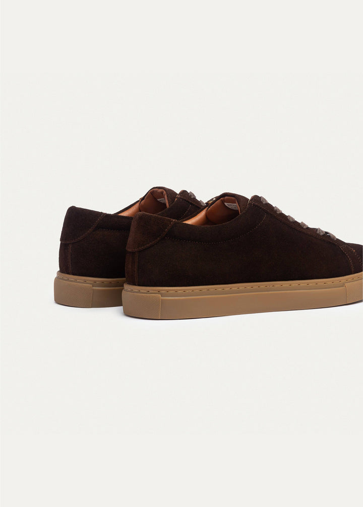 Viale Comfort Lace-Up Men Sneakers | Suede Brown