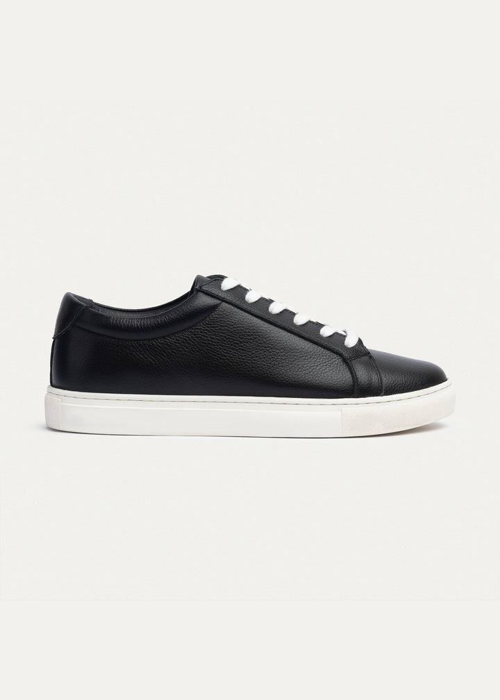 Viale Comfort Lace-Up Men Sneakers | Textured Black