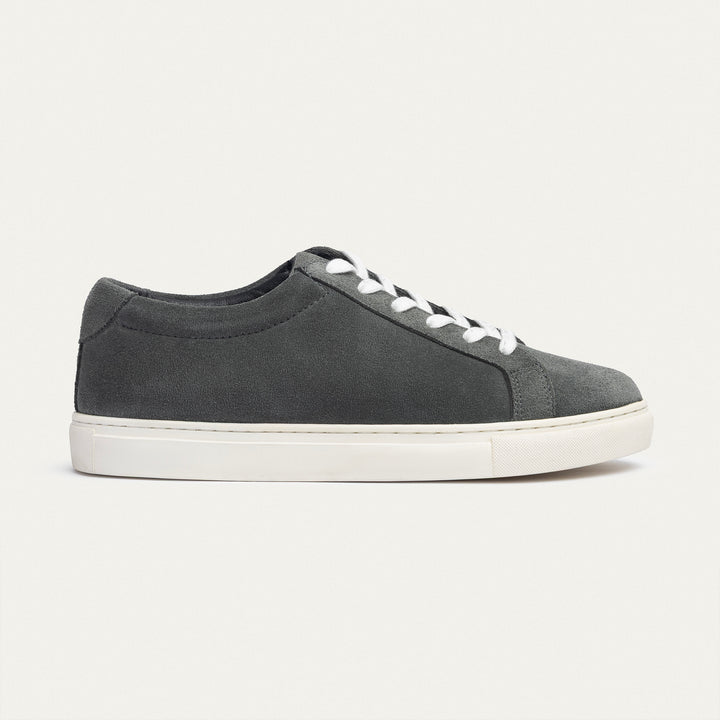 Achilles | Viale Comfort Lace-Up Men Sneakers - Suede Gray