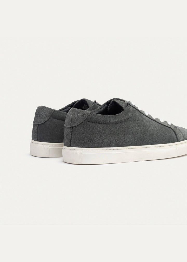 Achilles | Viale Comfort Lace-Up Men Sneakers - Suede Gray