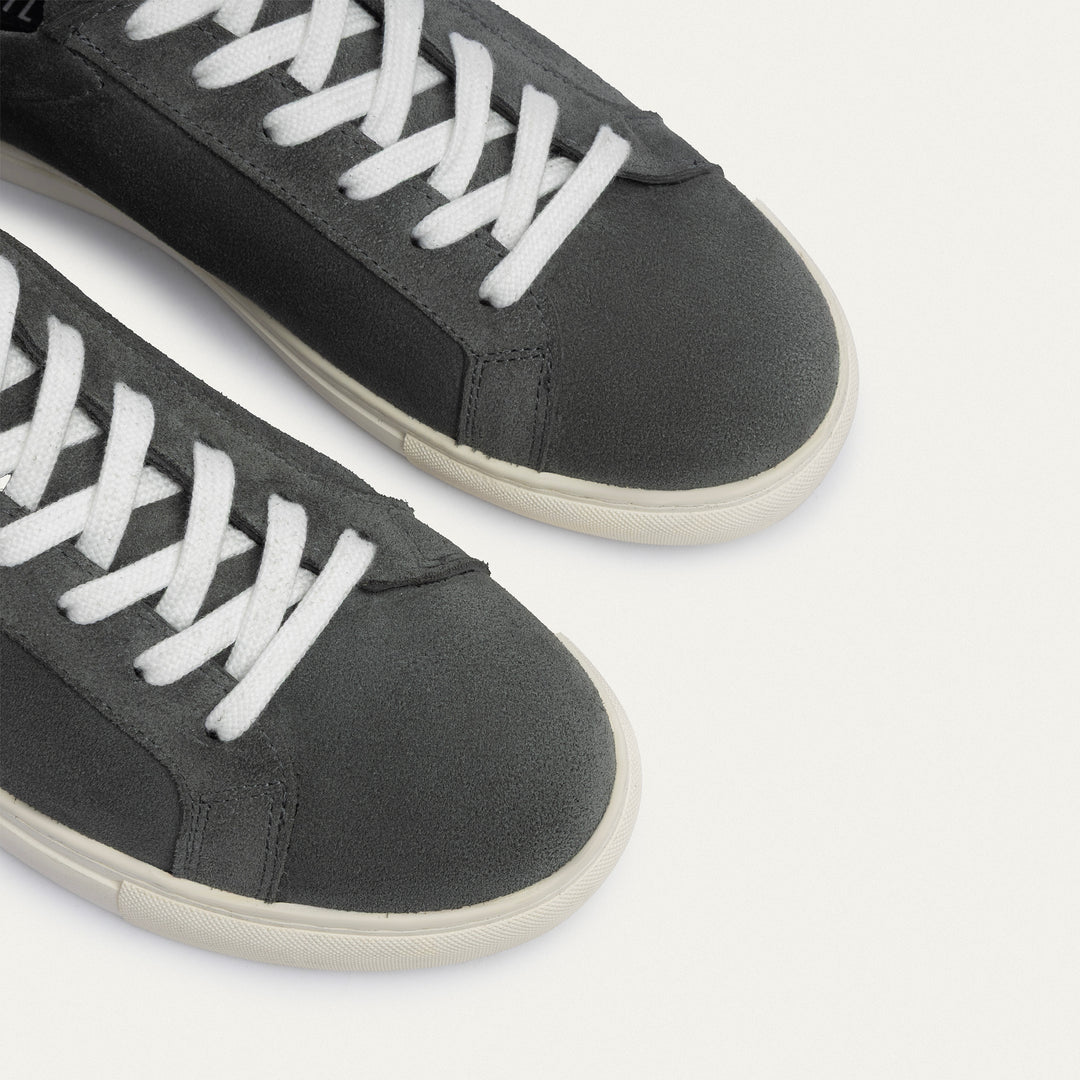 Achilles | Viale Comfort Lace-Up Men Sneakers - Suede Gray