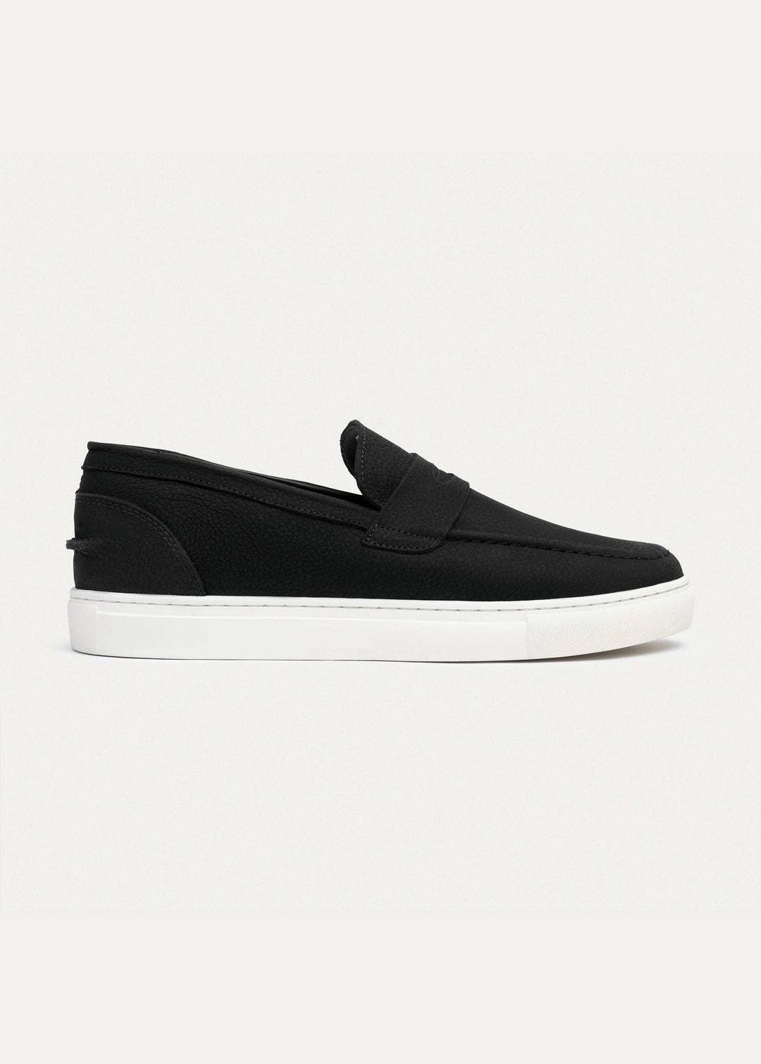 Achilles | The Urban Luxe Slip-On Loafers - Textured Black