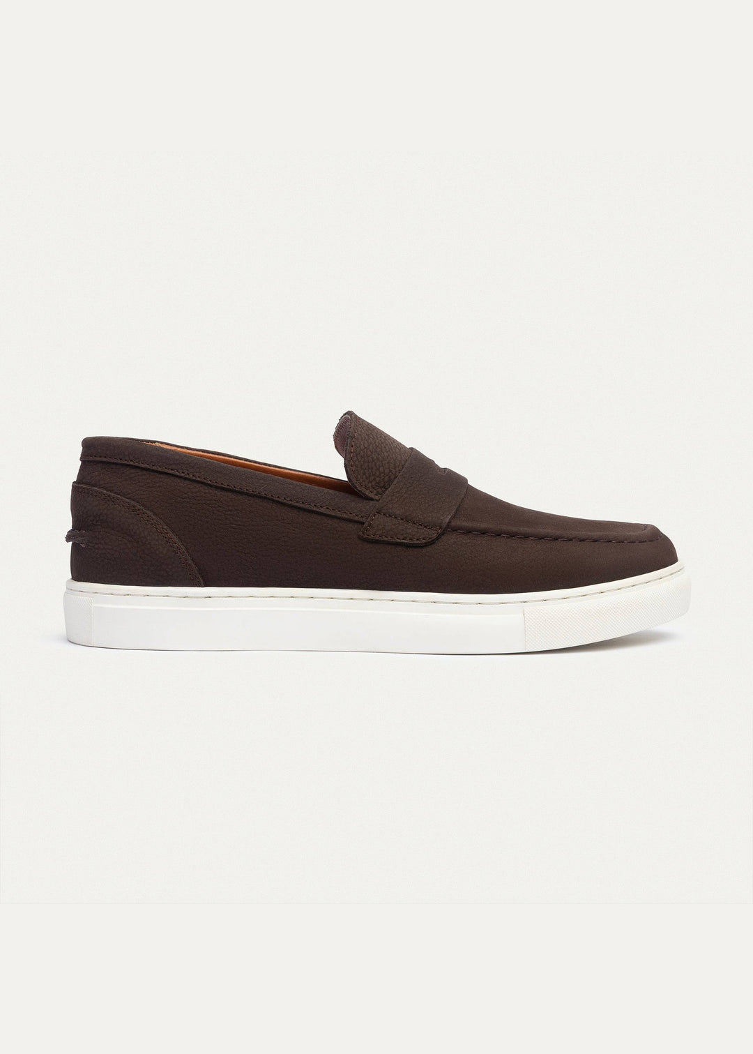 Achilles | The Urban Luxe Slip-On Loafers - Textured Brown