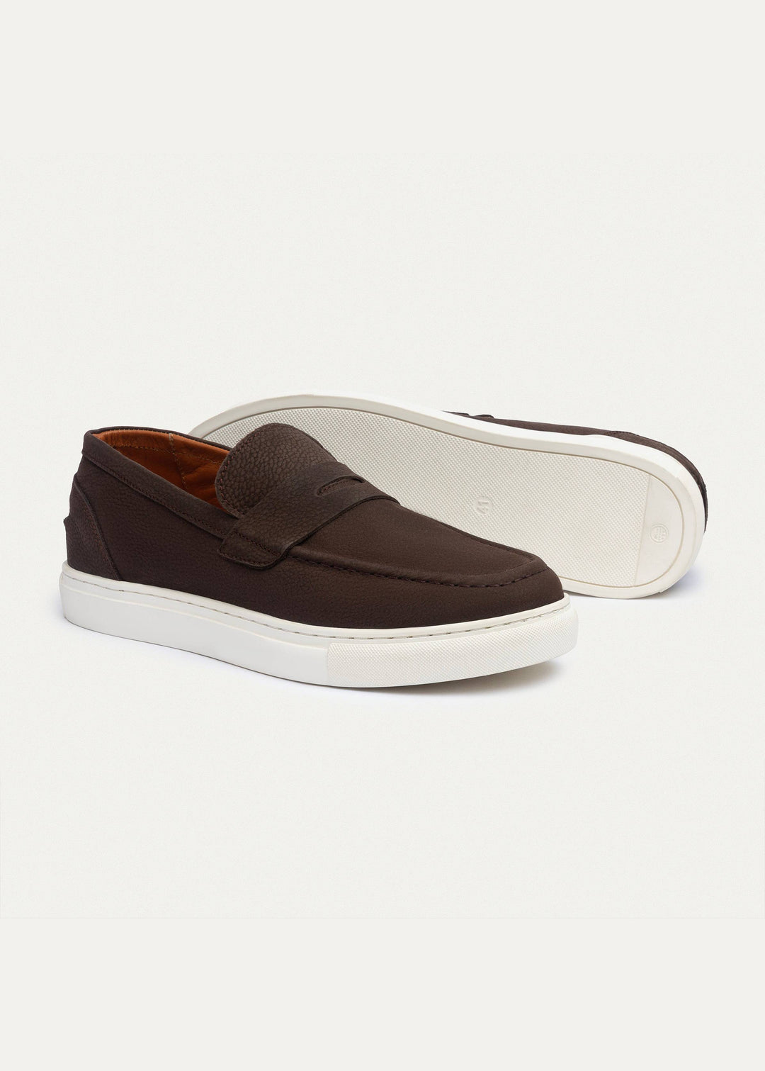 Achilles | The Urban Luxe Slip-On Loafers - Textured Brown