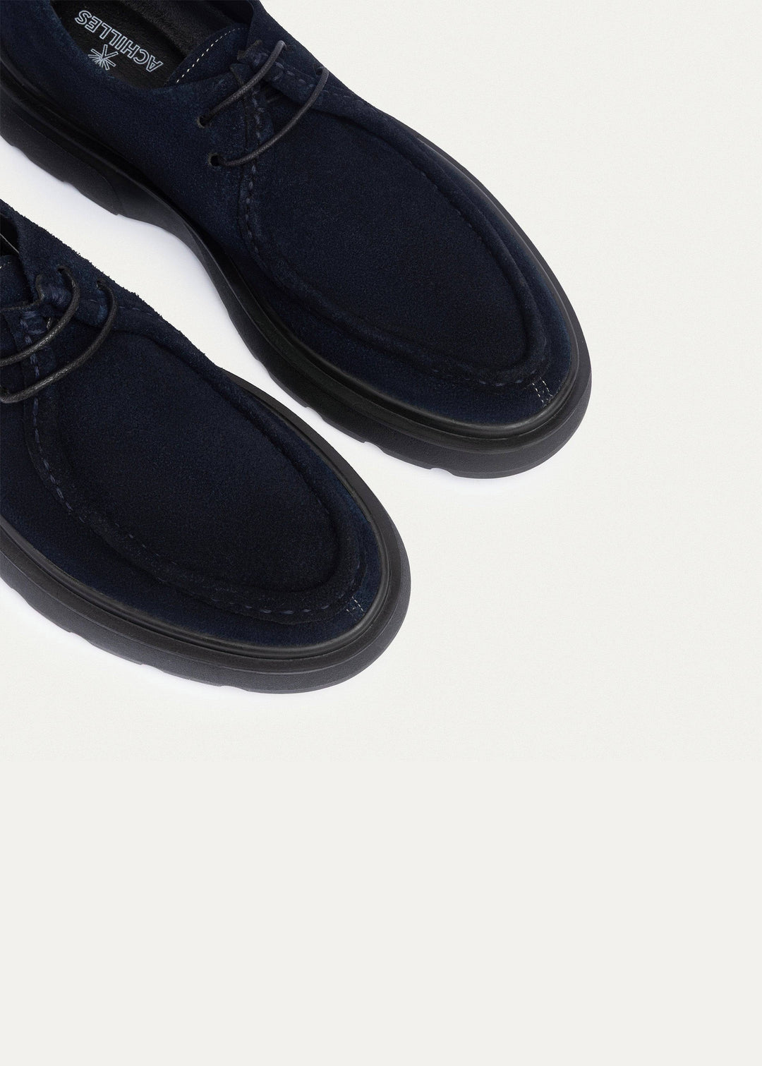 Contour Comfort Moc-Toe Lace-Up Shoe | Navy Blue