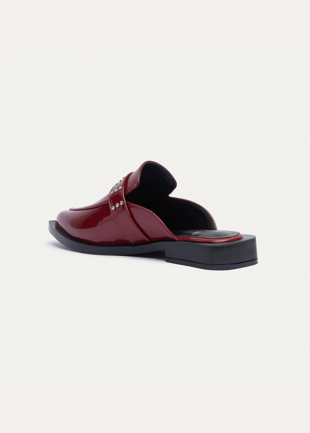Achilles | Stellar Studded Mule - Crimson Red