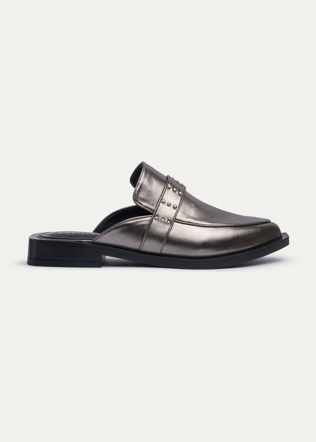 Achilles | Stellar Studded Mule - Bronze Gray