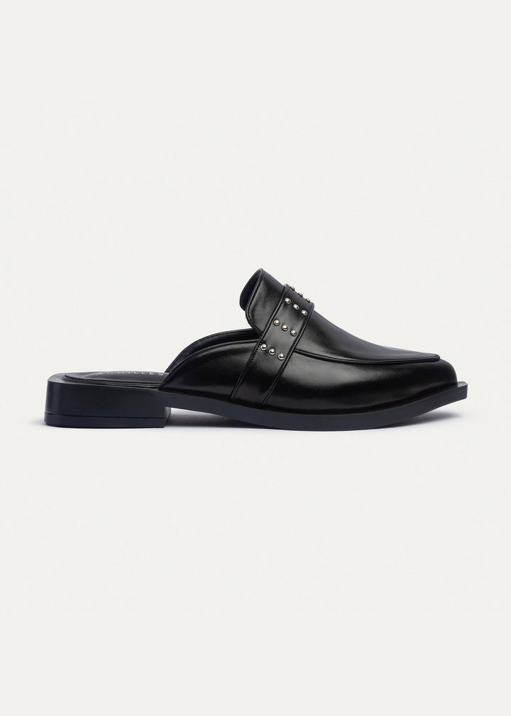 Stellar Studded Mule | Black