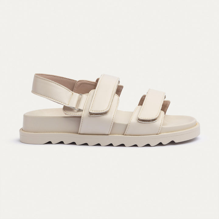 Achilles | Nova Velcro Sandal - Beige