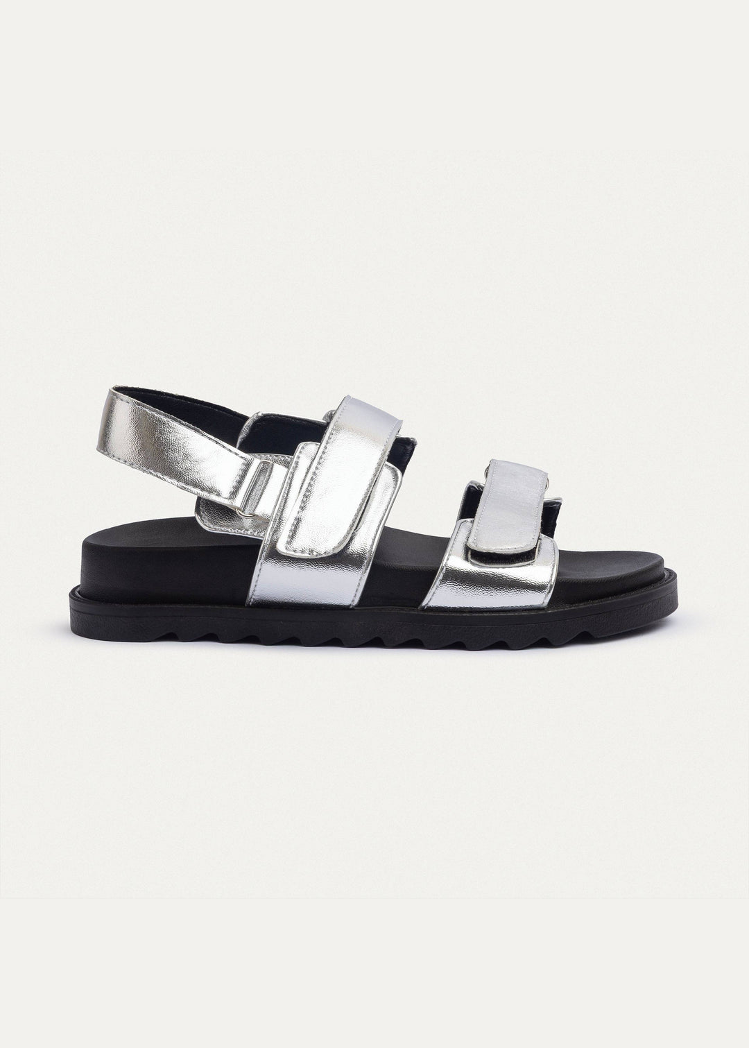 Achilles | Nova Velcro Sandal - Silver