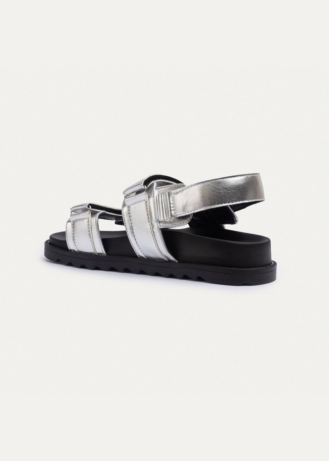 Achilles | Nova Velcro Sandal - Silver