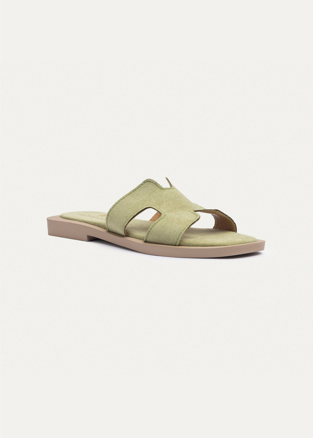 Achilles | Liana Flat Slides - Mint Green