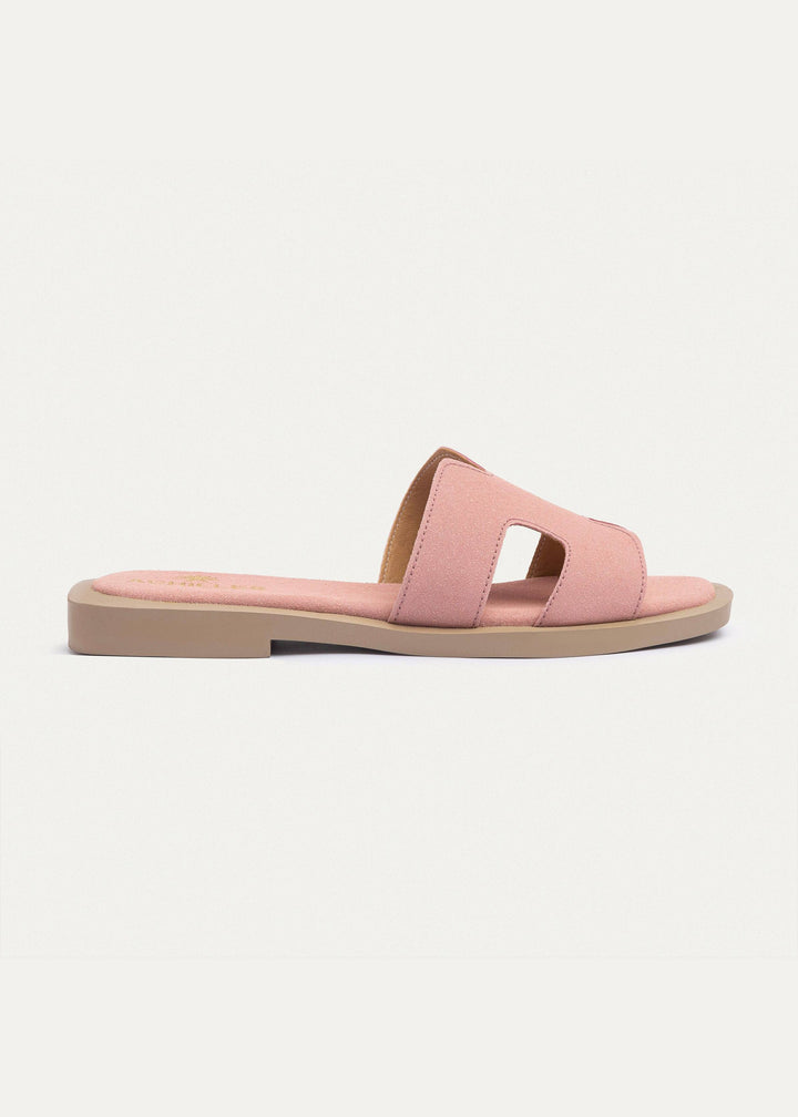 Liana Flat Slides | Cashmere