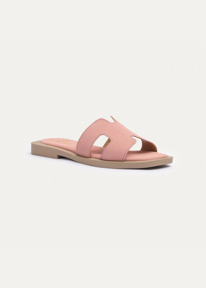 Liana Flat Slides | Cashmere