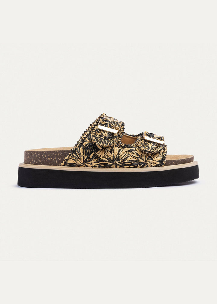 Soleil Buckle Platform | Black