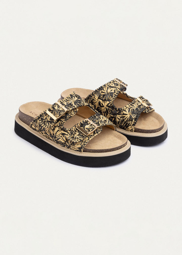 Soleil Buckle Platform | Black