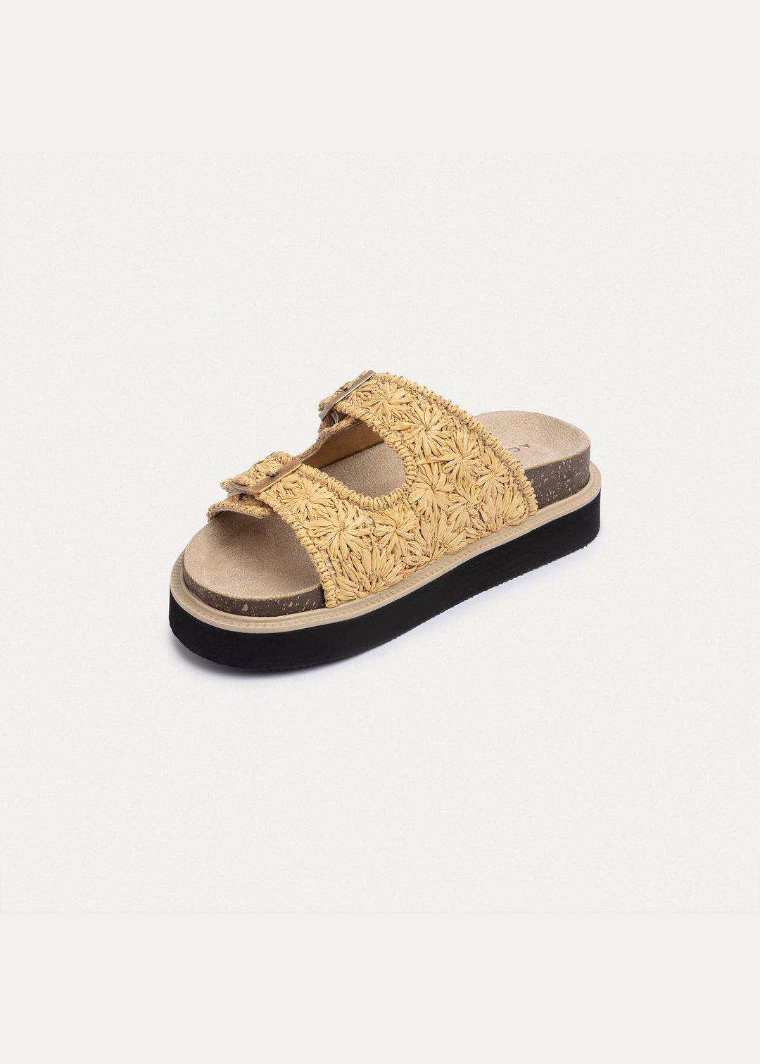 Achilles | Soleil Buckle Platform - Beige