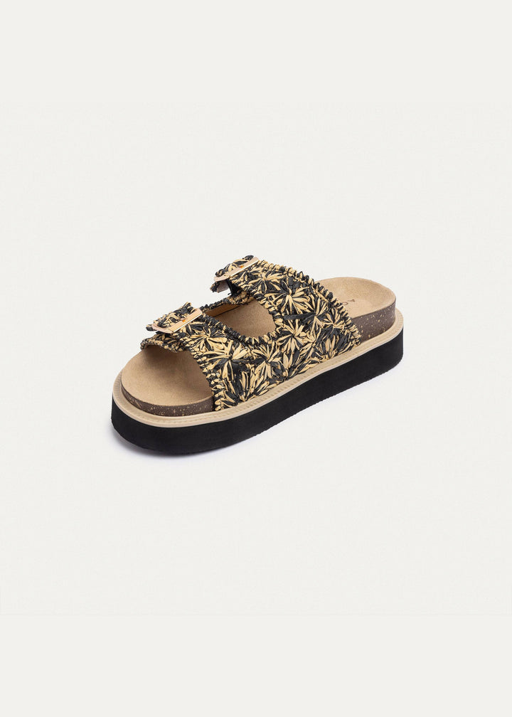 Soleil Buckle Platform | Black