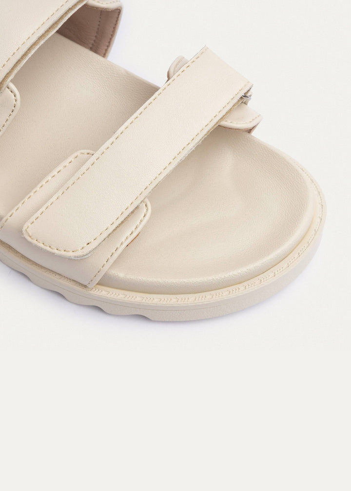 Nova Velcro Sandal | Beige