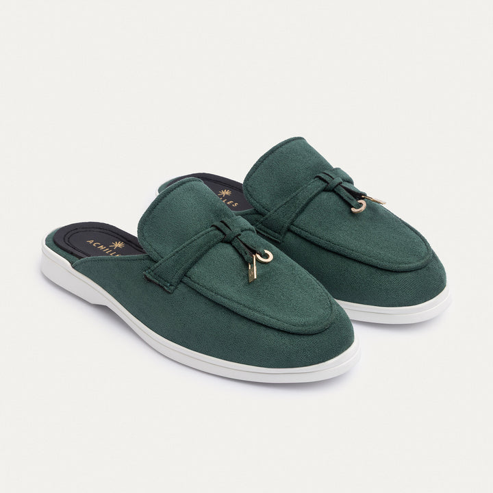 Achilles | The Riviera Mules - Olive