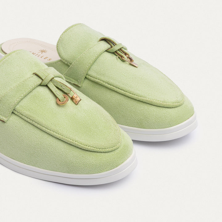 Achilles | The Riviera Mules - Mint Green